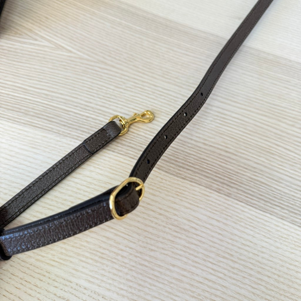 Gucci GG Supreme Monogram Mini Ophidia Tote Bag Brown