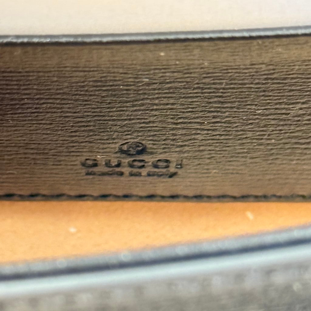 Gucci Horsebit 1955 Super Mini Shoulder Bag Black