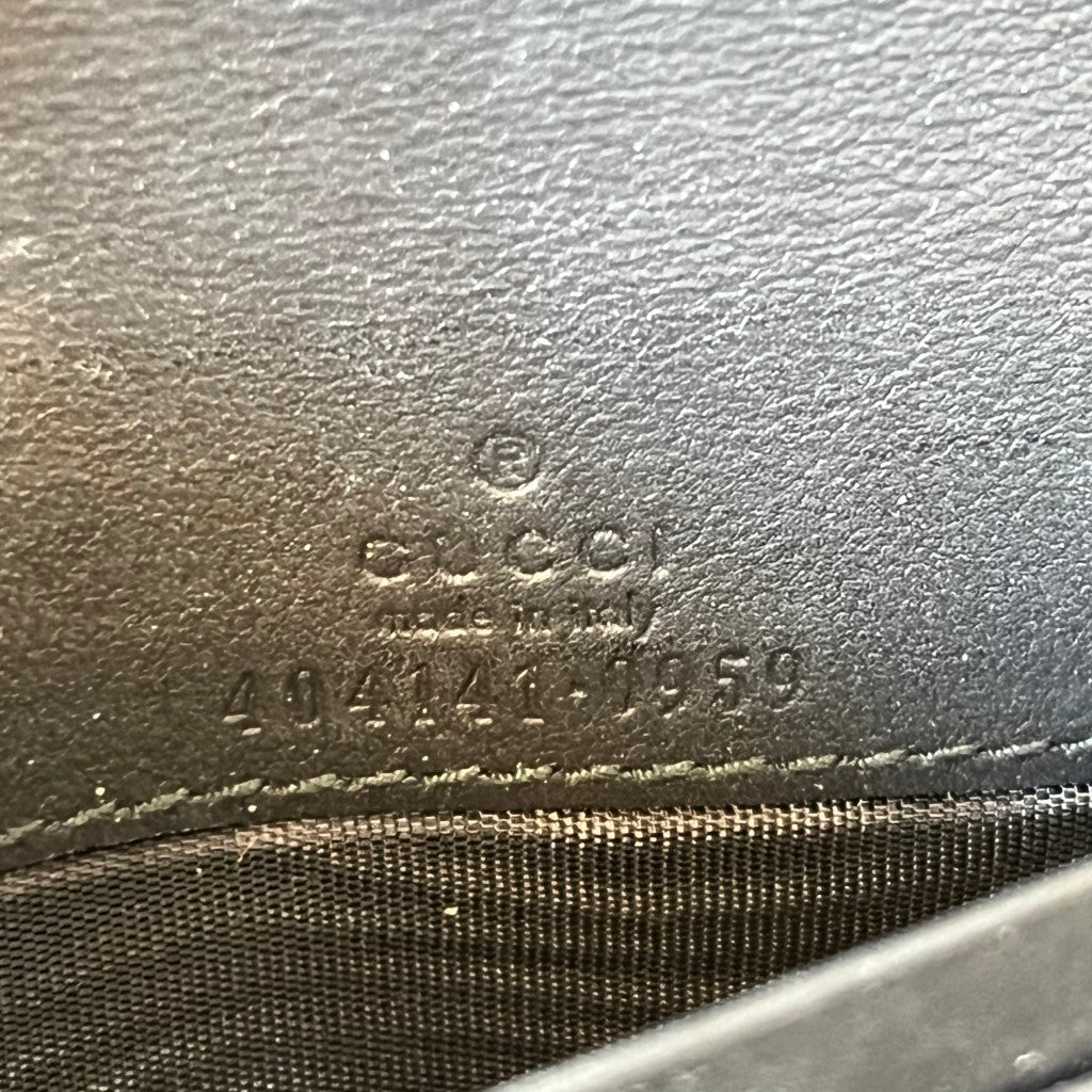 Gucci GG Supreme Monogram Dionysus Chain Clutch Wallet