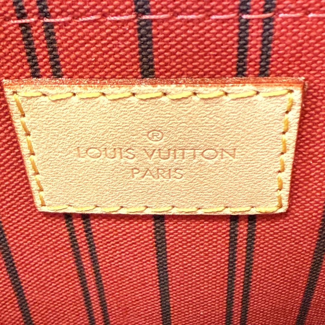 Louis Vuitton Monogram Neverfull MM GM Pochette Cherry