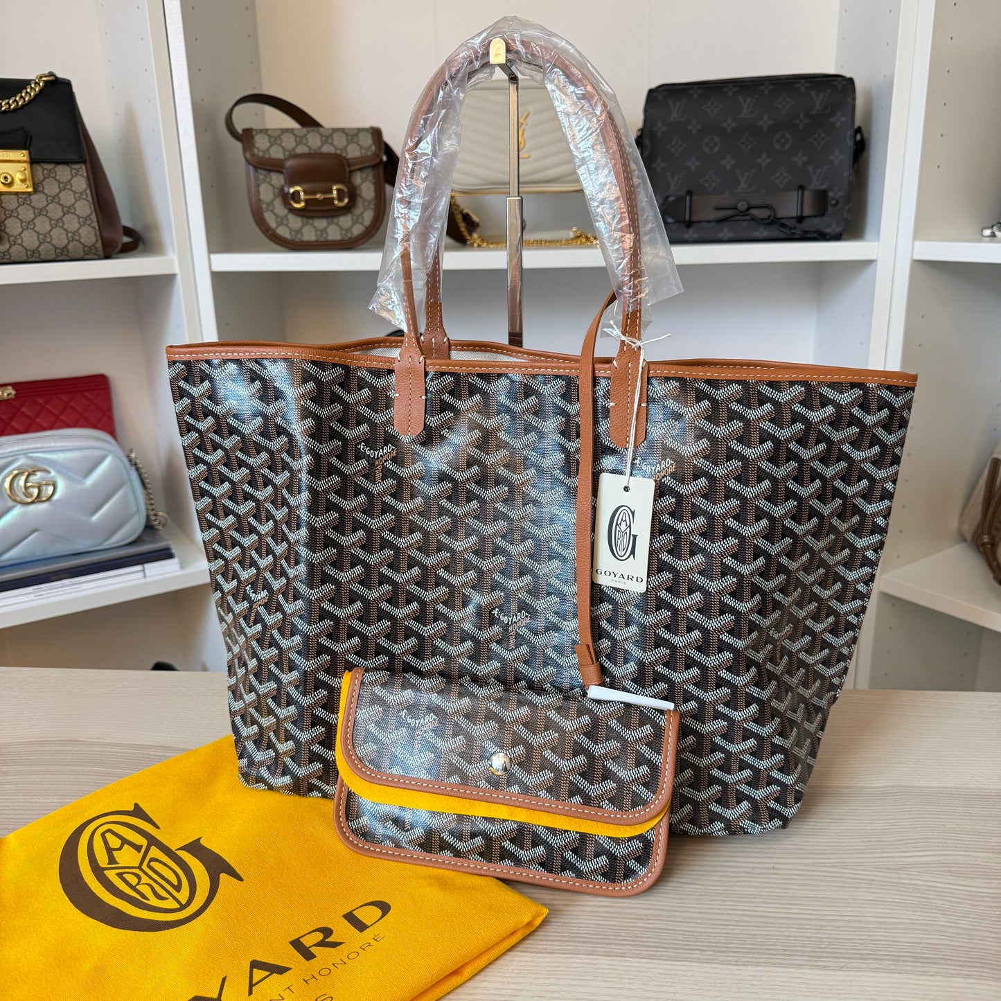 Goyard Goyardine Saint Louis PM Black