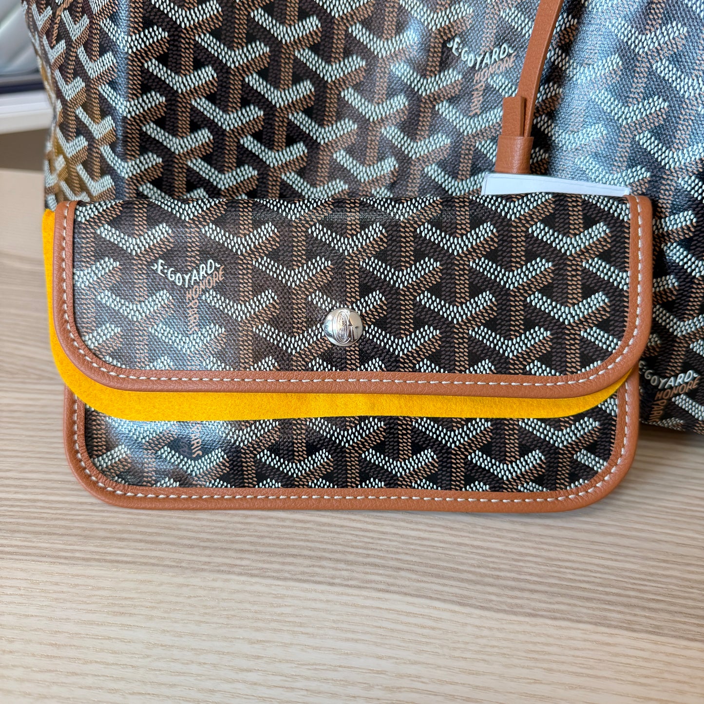 Goyard Goyardine Saint Louis PM Black