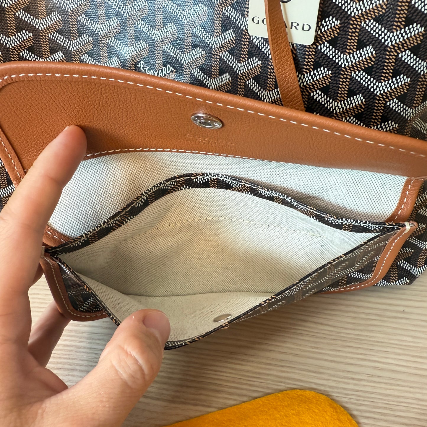 Goyard Goyardine Saint Louis PM Black