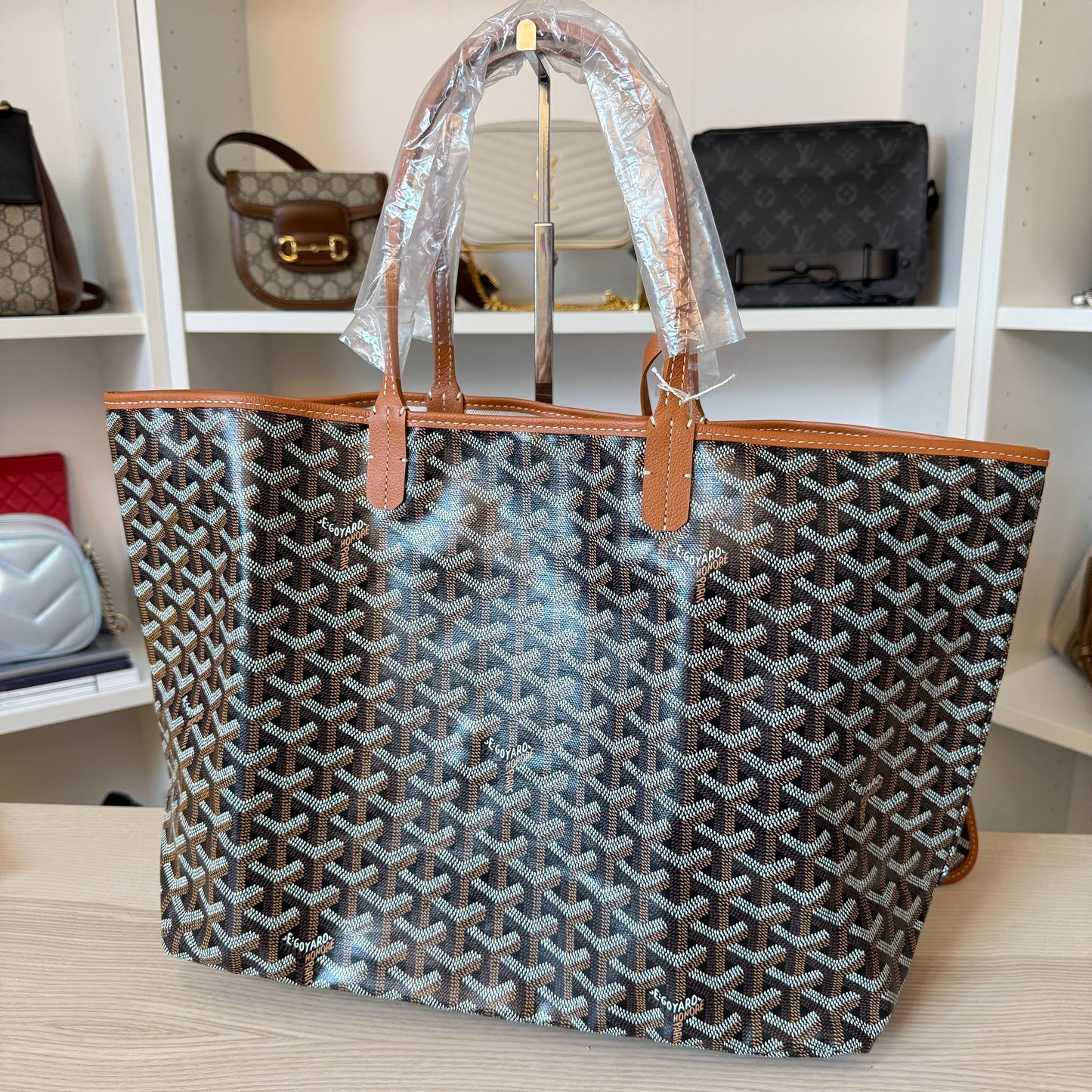 Goyard Goyardine Saint Louis PM Black