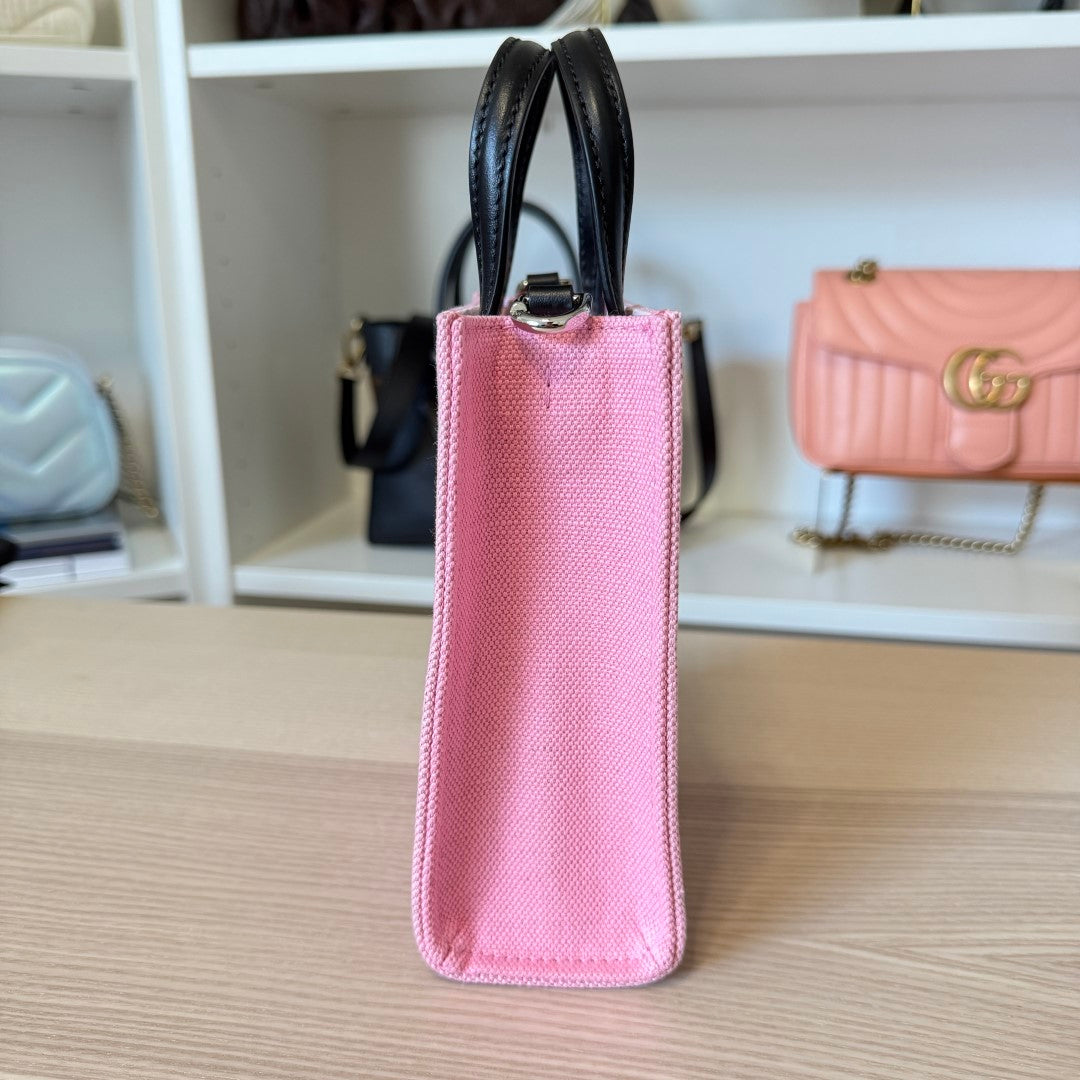 Givenchy X DISNEY Canvas Oswald Mini Vertical G-Tote Pink