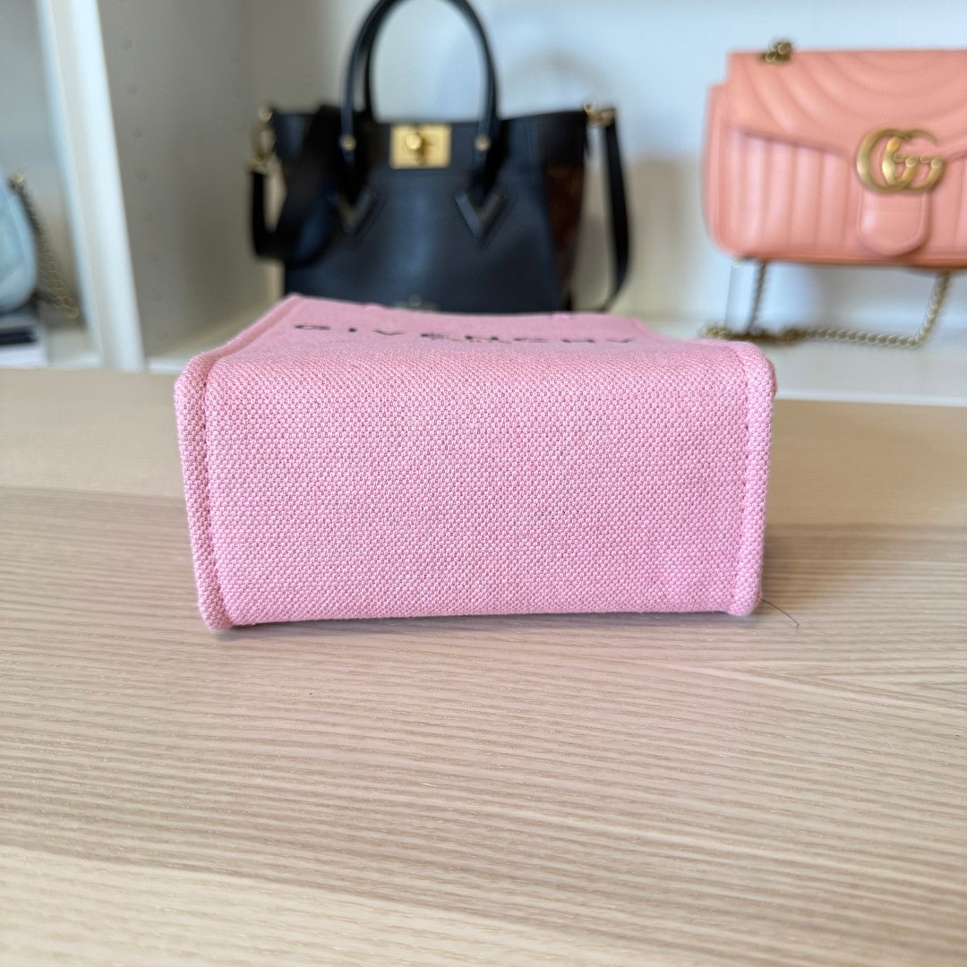 Givenchy X DISNEY Canvas Oswald Mini Vertical G-Tote Pink
