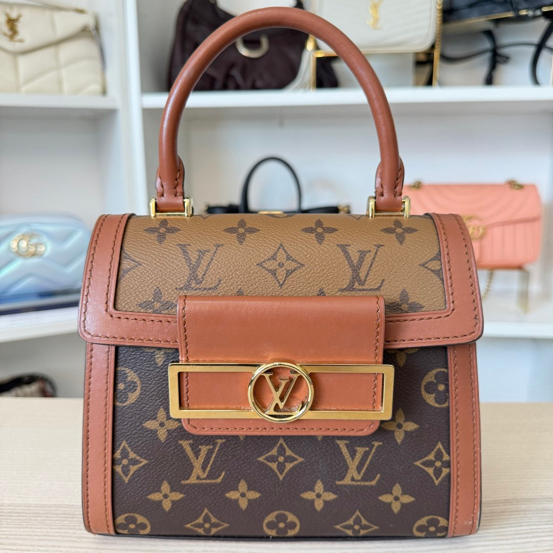 Louis Vuitton Reverse Monogram Dauphine Capitale