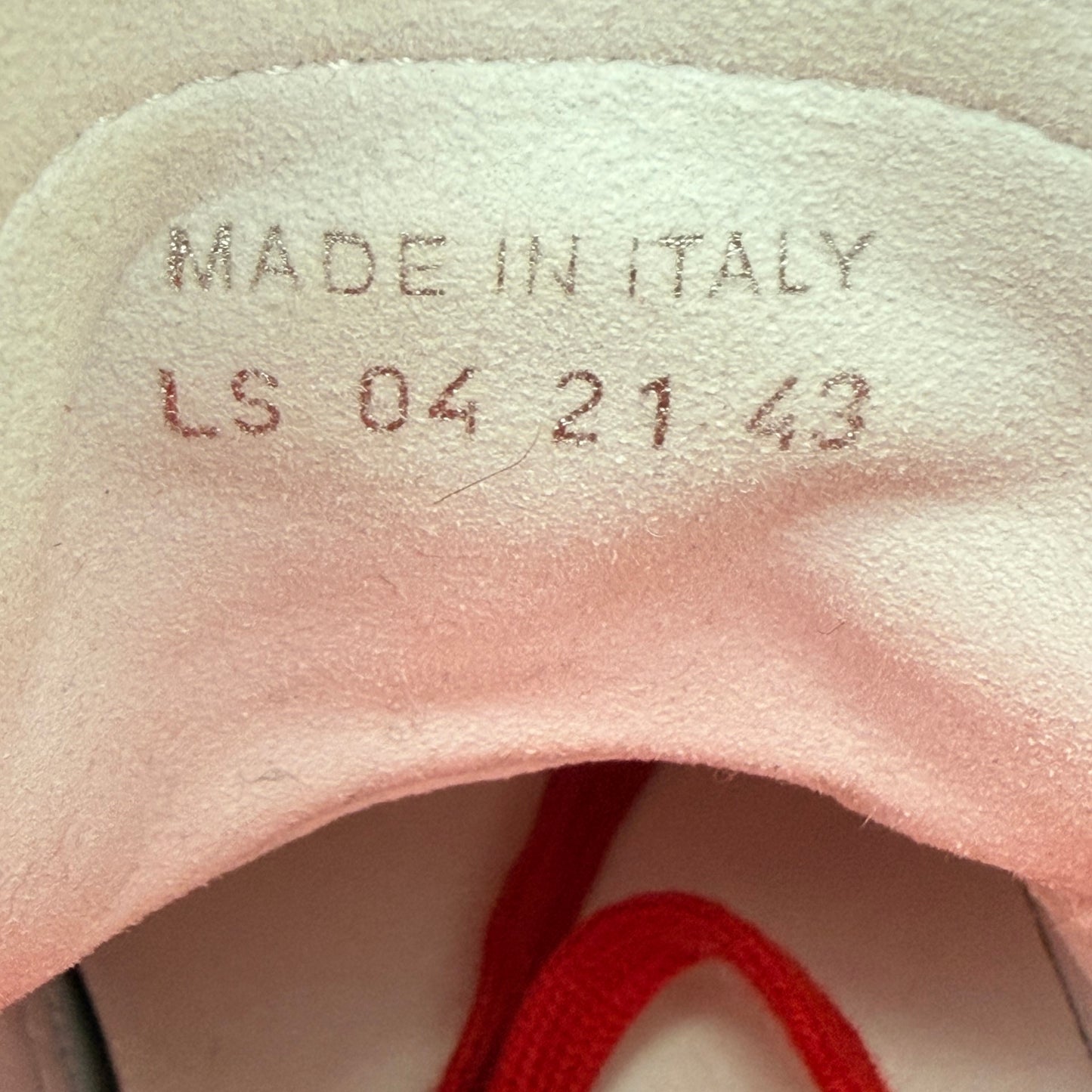 Christian Dior Technical Canvas Oblique Mens B23 High Top Sneakers 43 Bordeaux Rouge