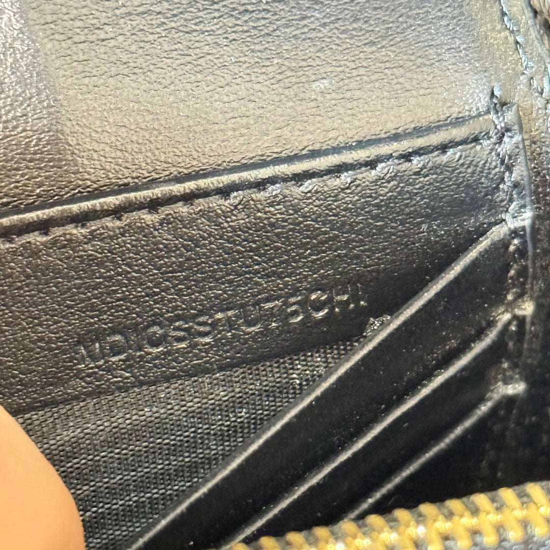Burberry Grainy Calfskin Vintage Check Hampshire Crossbody Black
