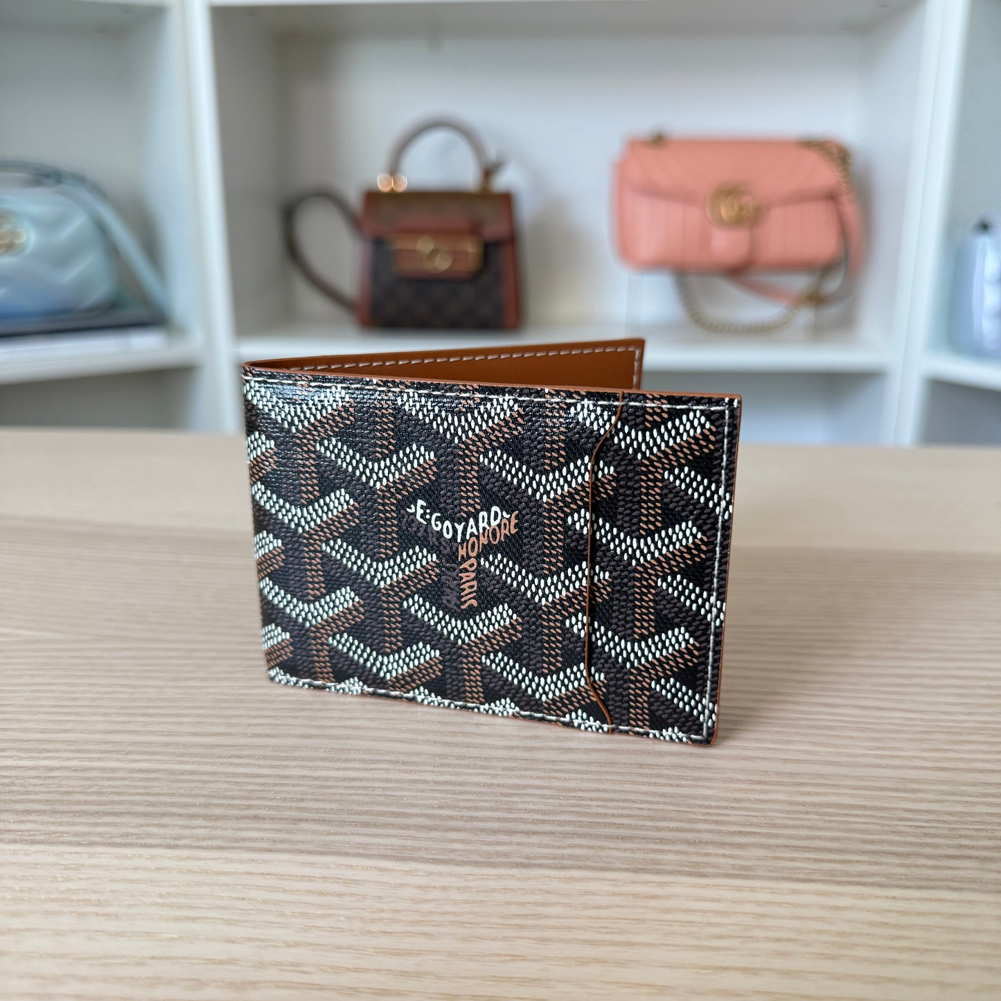 Goyard Porte-Carte Insert Victoire Card Wallet Black