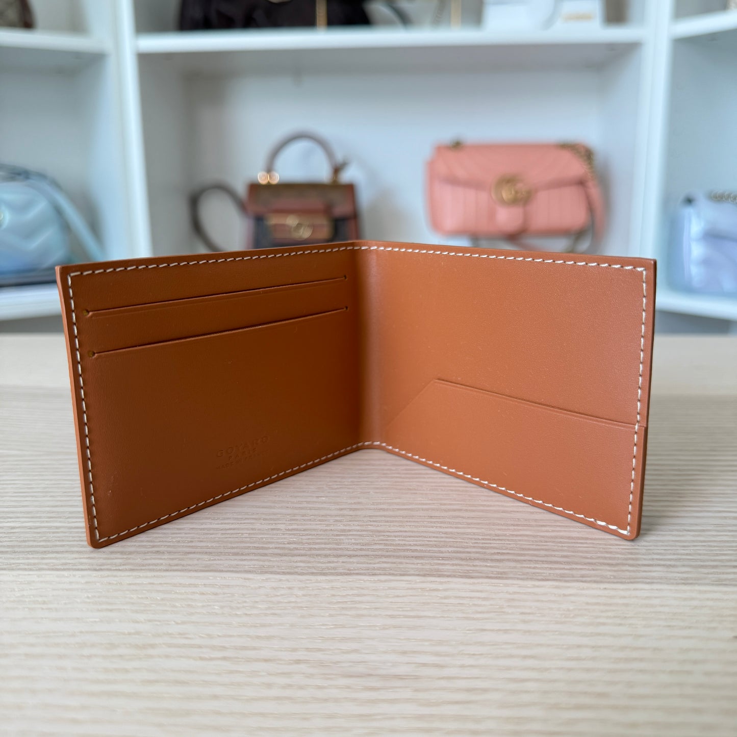 Goyard Porte-Carte Insert Victoire Card Wallet Black