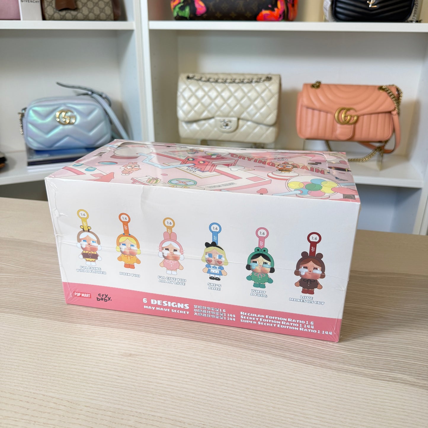 CRYBABY Crying Again Series-Vinyl Face Plush Blind Box Set