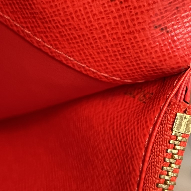 Louis Vuitton Monogram Kusama Waves Insolite Wallet Red - Limited Edition