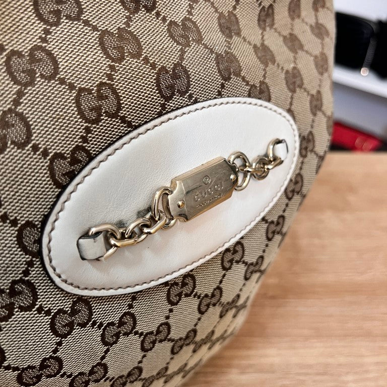 Gucci GG Canvas Punch Tote