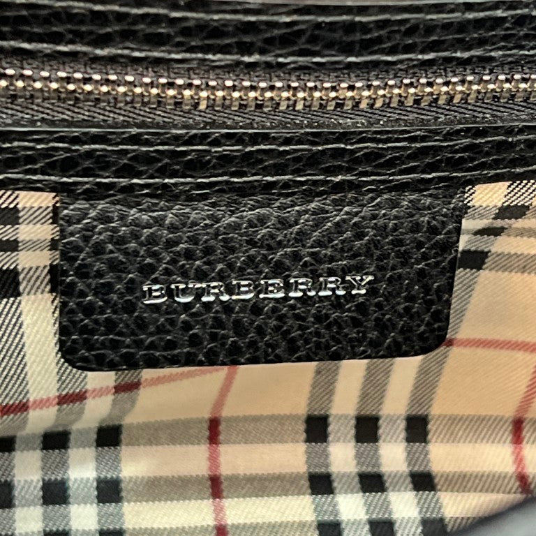 Burberry Black Leather Shoulder Bag