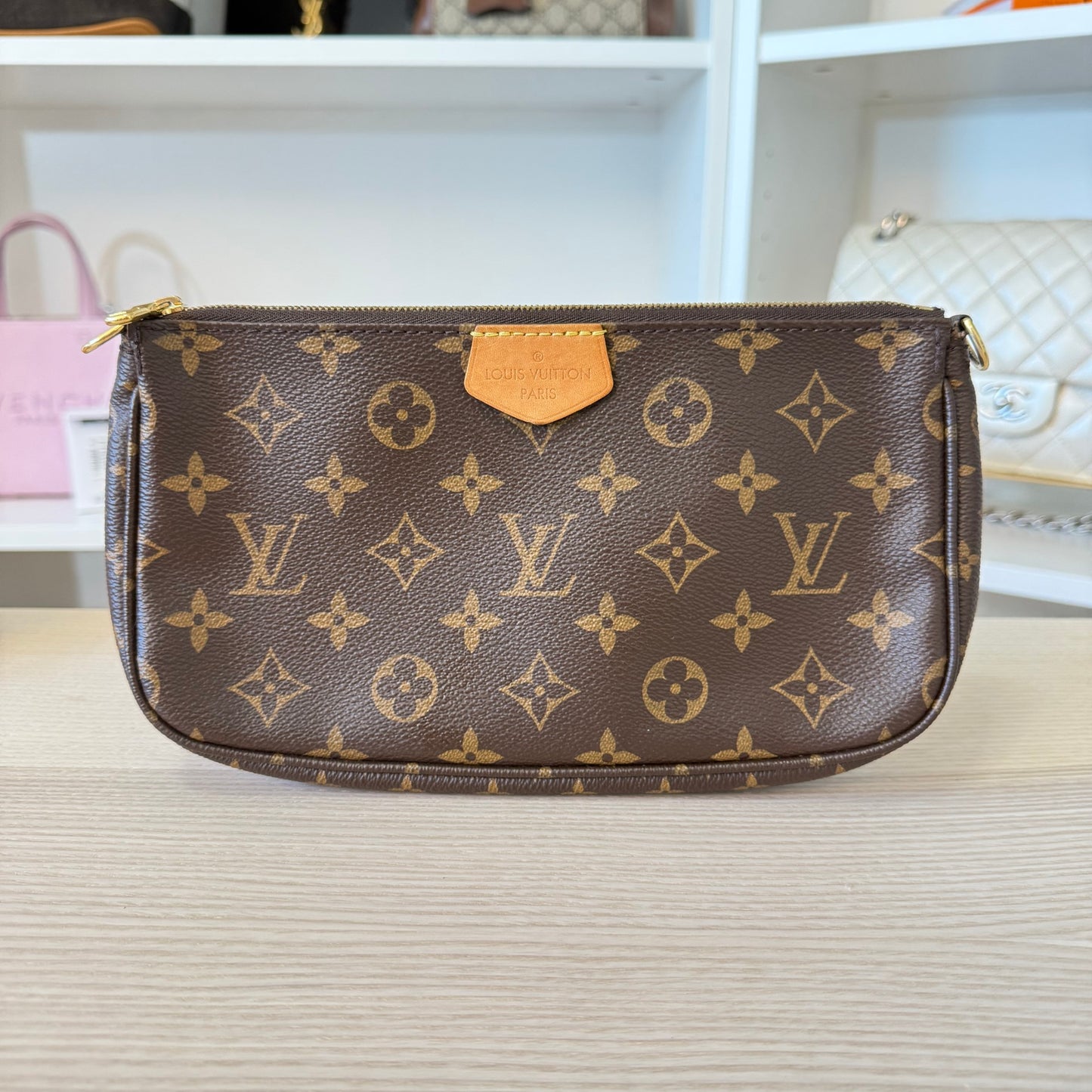 Louis Vuitton Monogram Multi Pochette Accessories Rose Clair