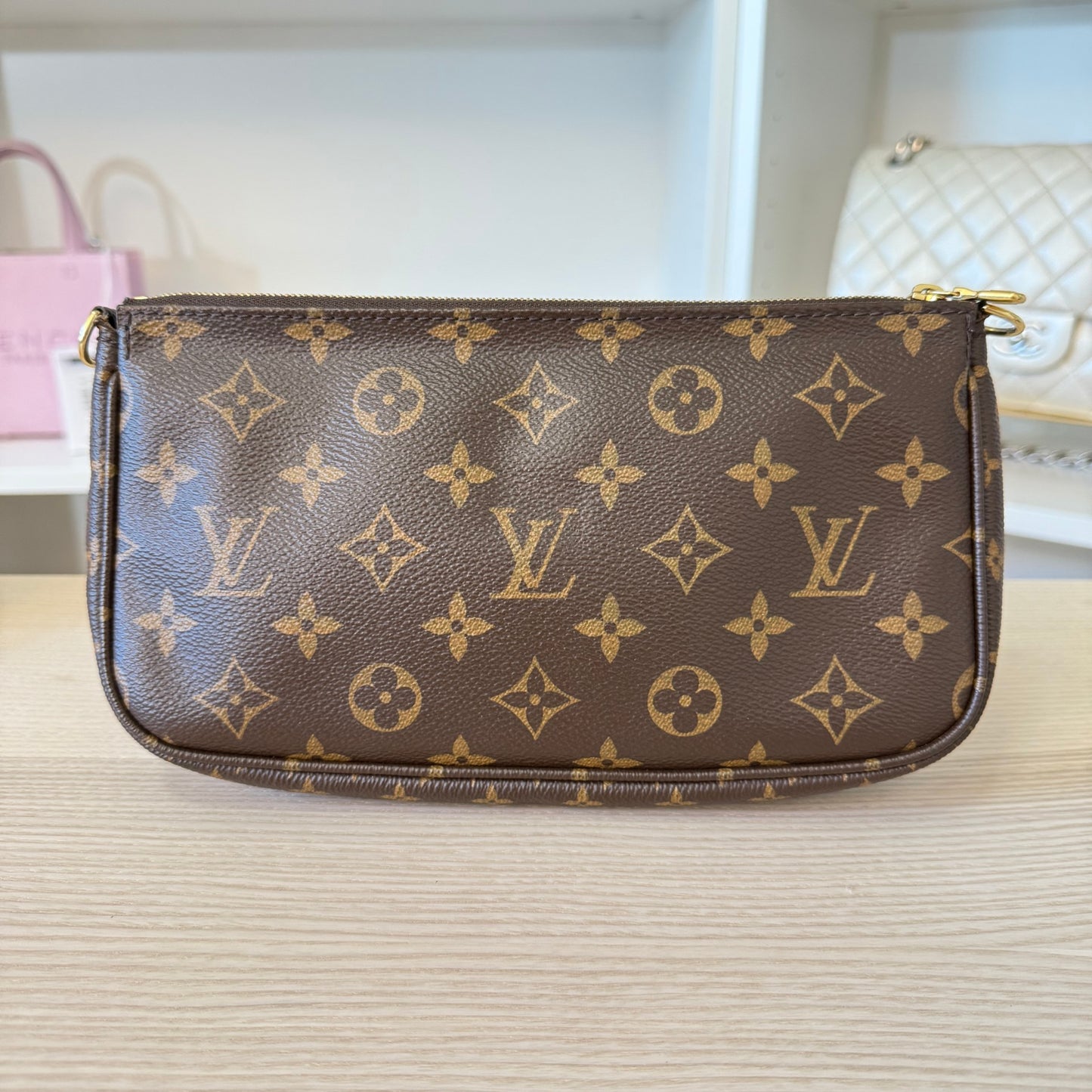 Louis Vuitton Monogram Multi Pochette Accessories Rose Clair