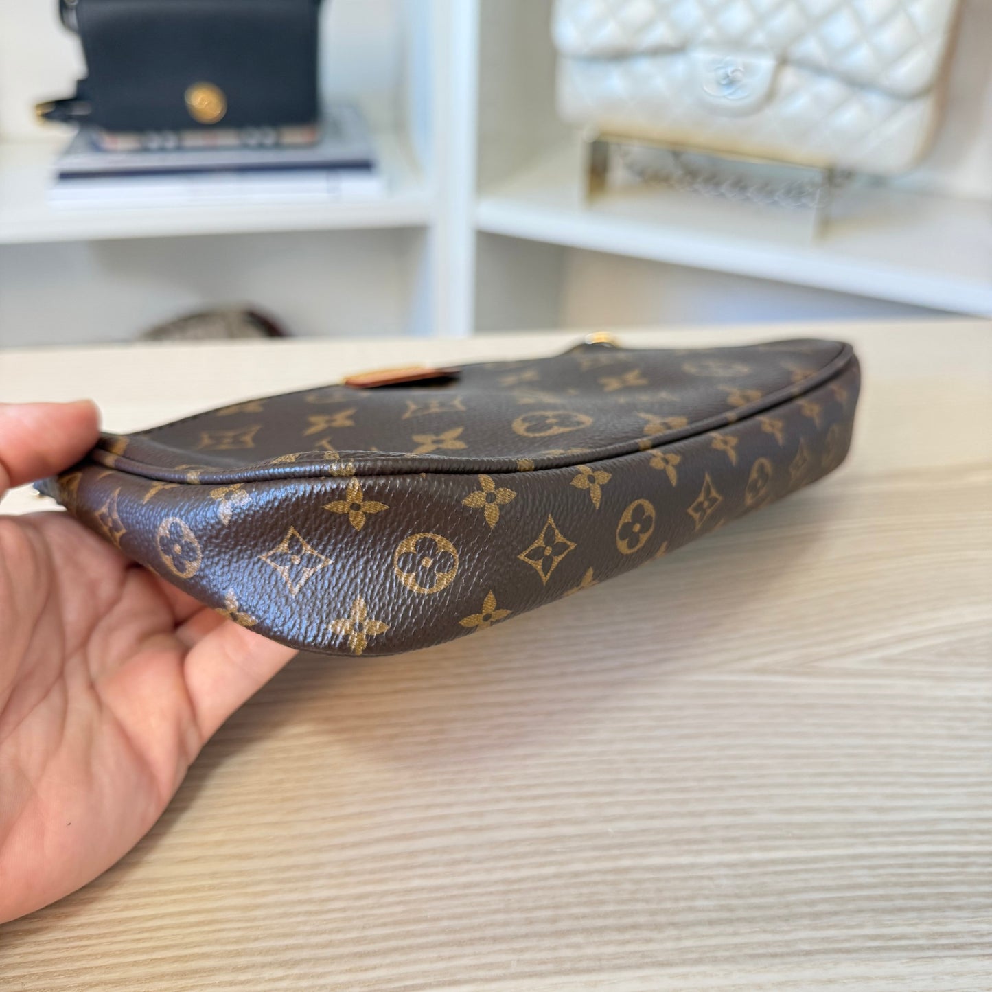 Louis Vuitton Monogram Multi Pochette Accessories Rose Clair