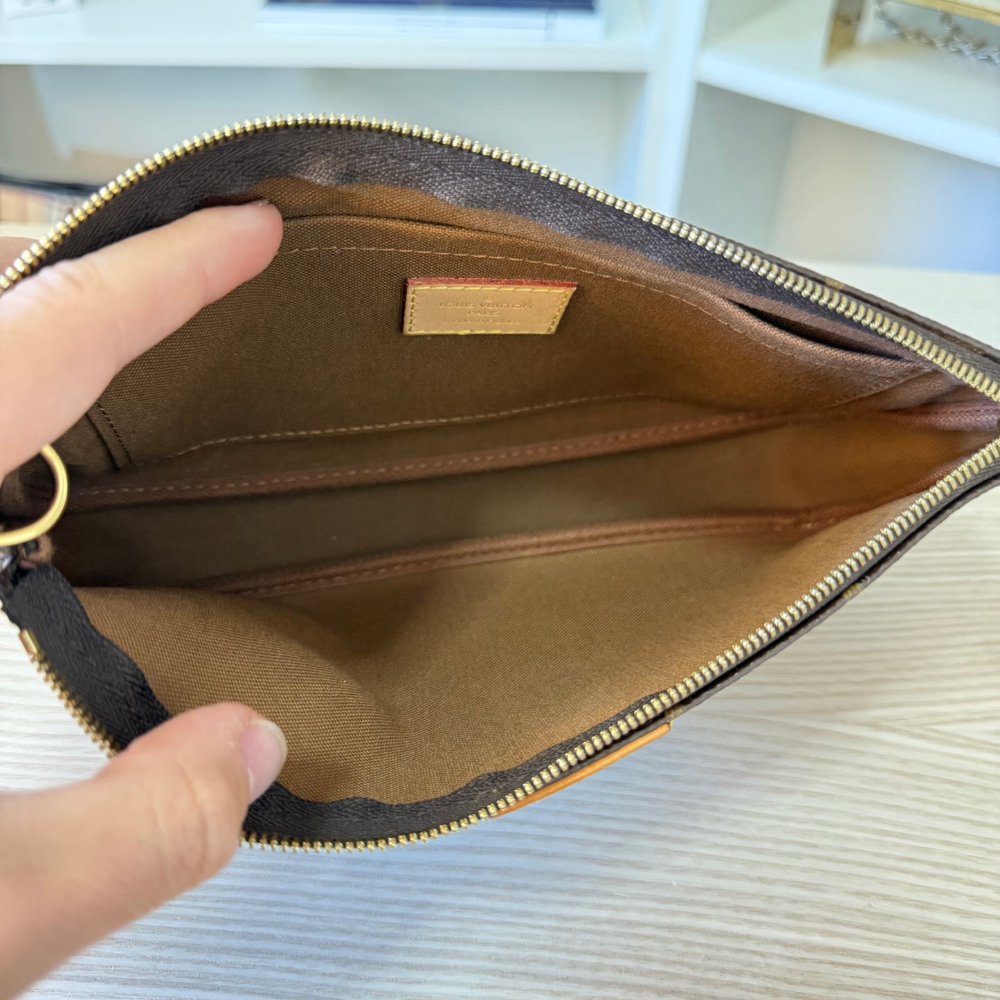 Louis Vuitton Monogram Multi Pochette Accessories Rose Clair
