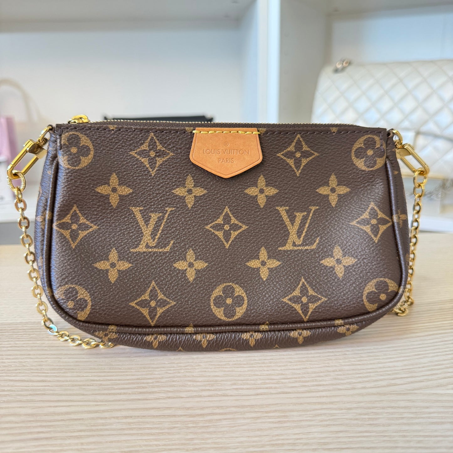 Louis Vuitton Monogram Multi Pochette Accessories Rose Clair