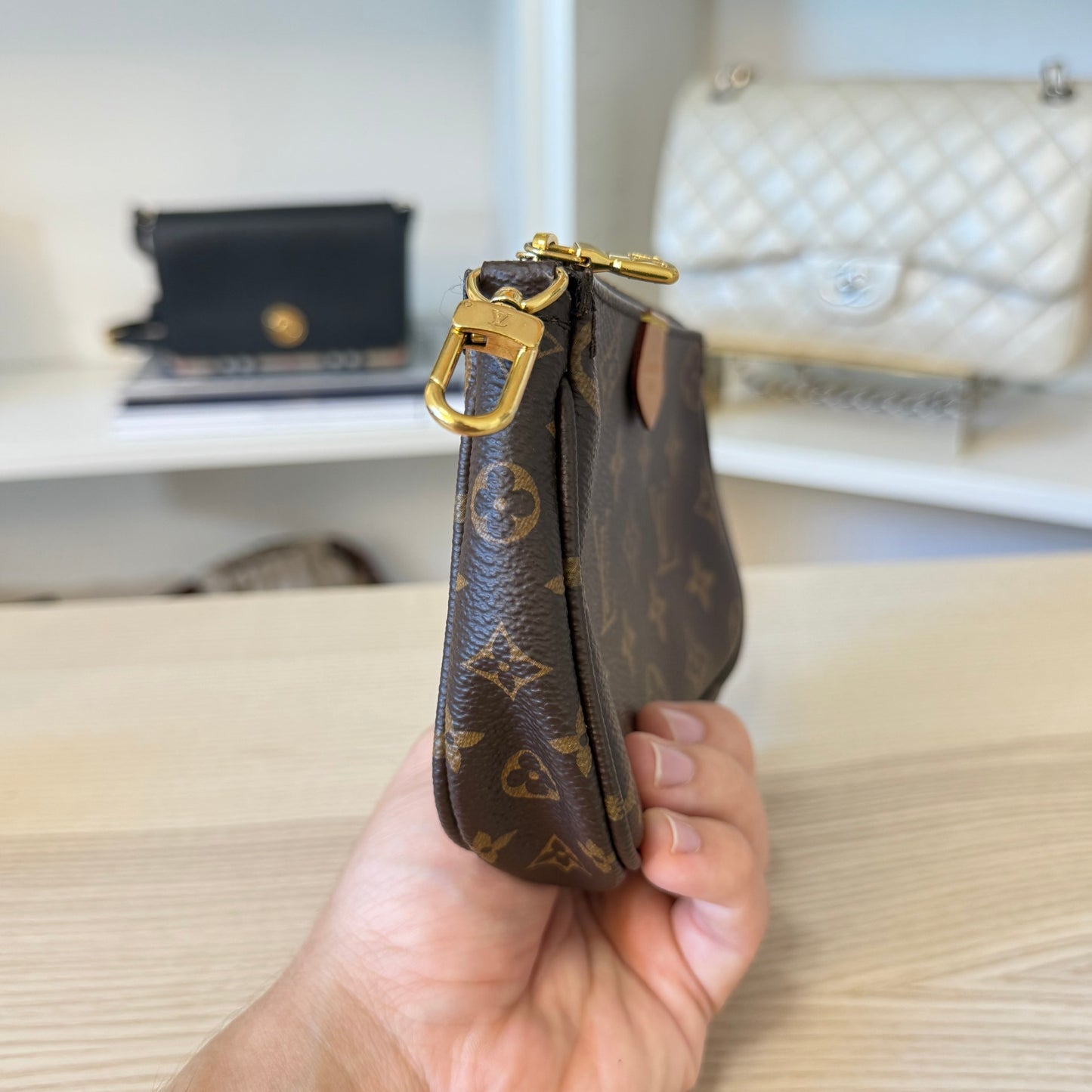 Louis Vuitton Monogram Multi Pochette Accessories Rose Clair