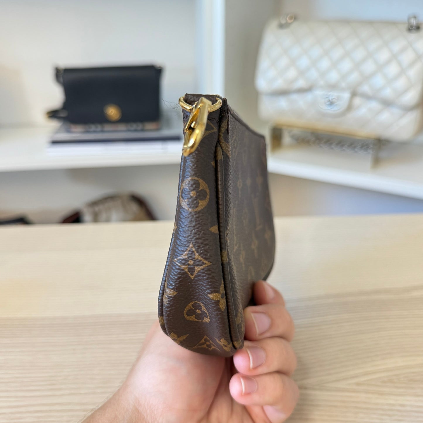 Louis Vuitton Monogram Multi Pochette Accessories Rose Clair