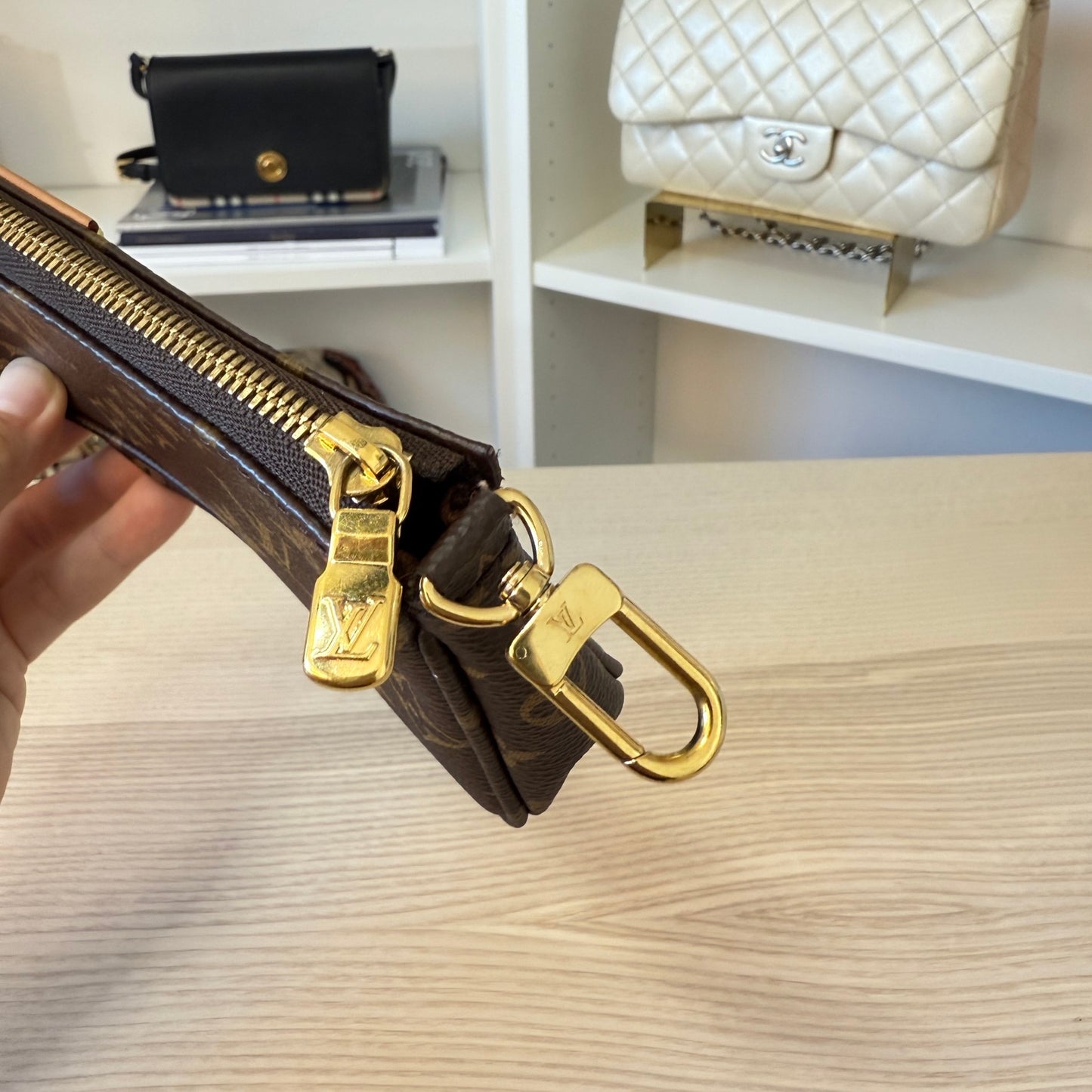 Louis Vuitton Monogram Multi Pochette Accessories Rose Clair