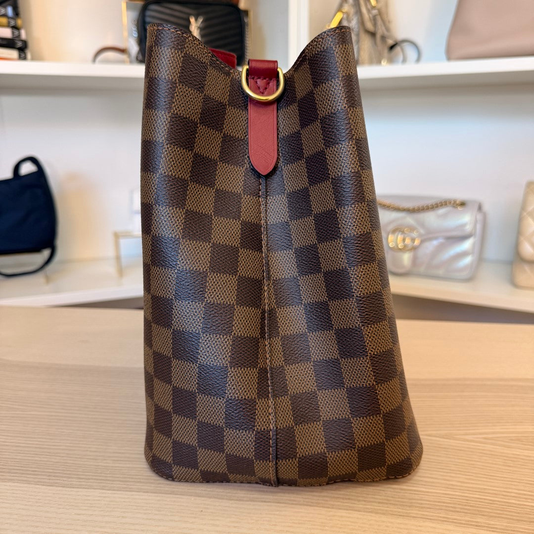 Louis Vuitton Damier Ebene Neonoe MM Cherry Berry