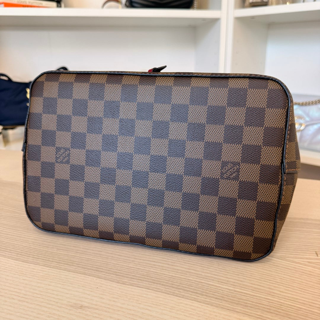 Louis Vuitton Damier Ebene Neonoe MM Cherry Berry