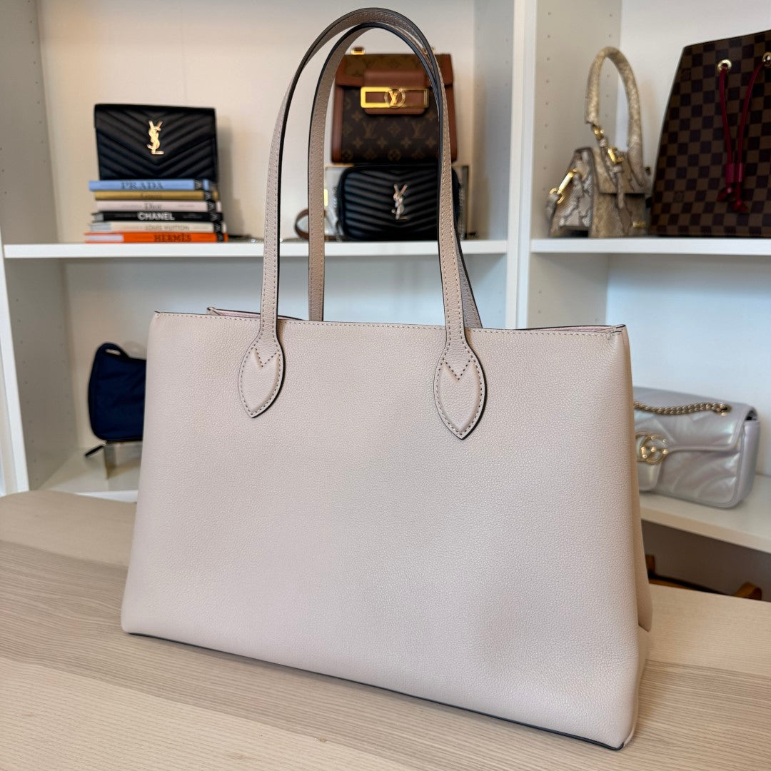Louis Vuitton Lockme Shopper Tote Greige