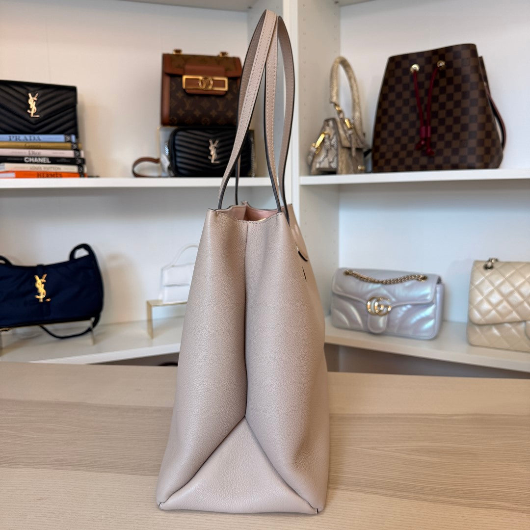 Louis Vuitton Lockme Shopper Tote Greige