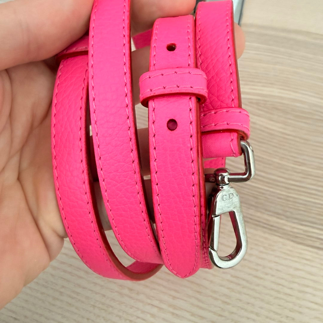 Christian Dior Bullcalf Small Diorissimo Tote Coquelicot