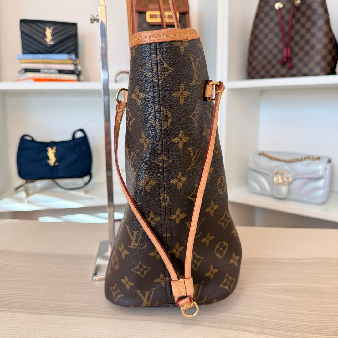 Louis Vuitton Monogram Neverfull MM Pivoine