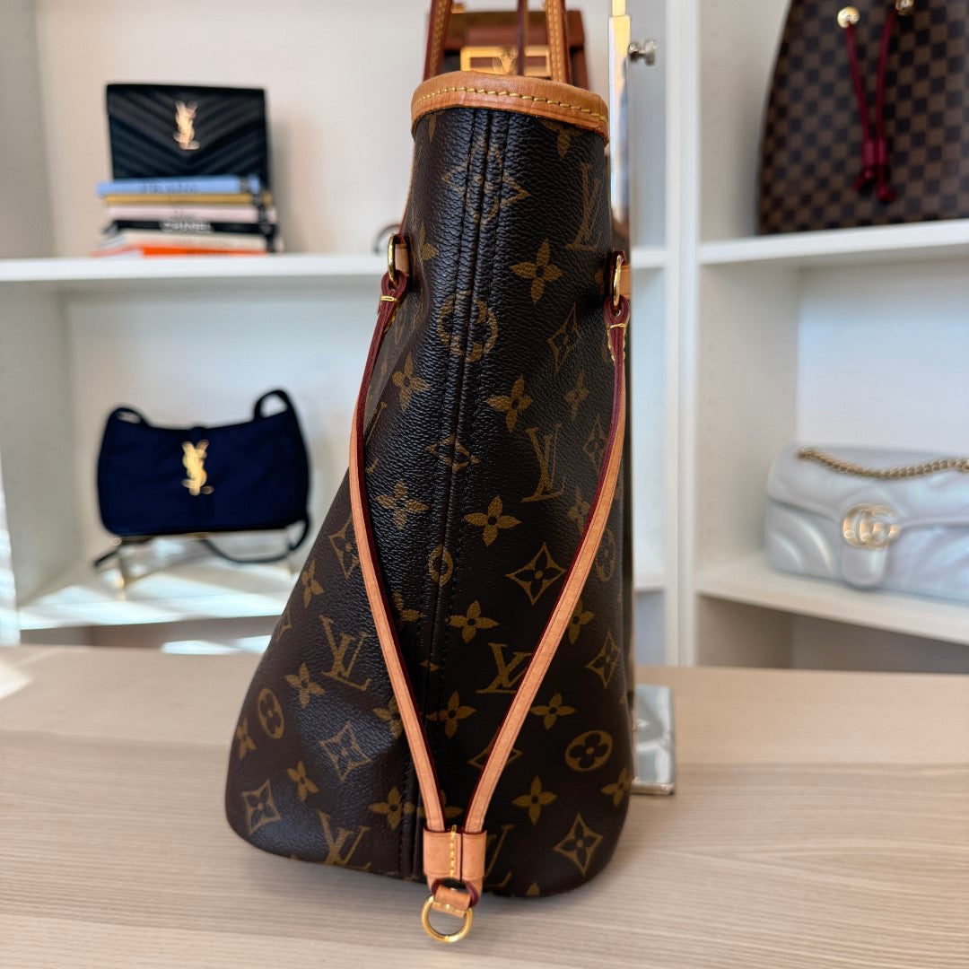 Louis Vuitton Monogram Neverfull MM Pivoine