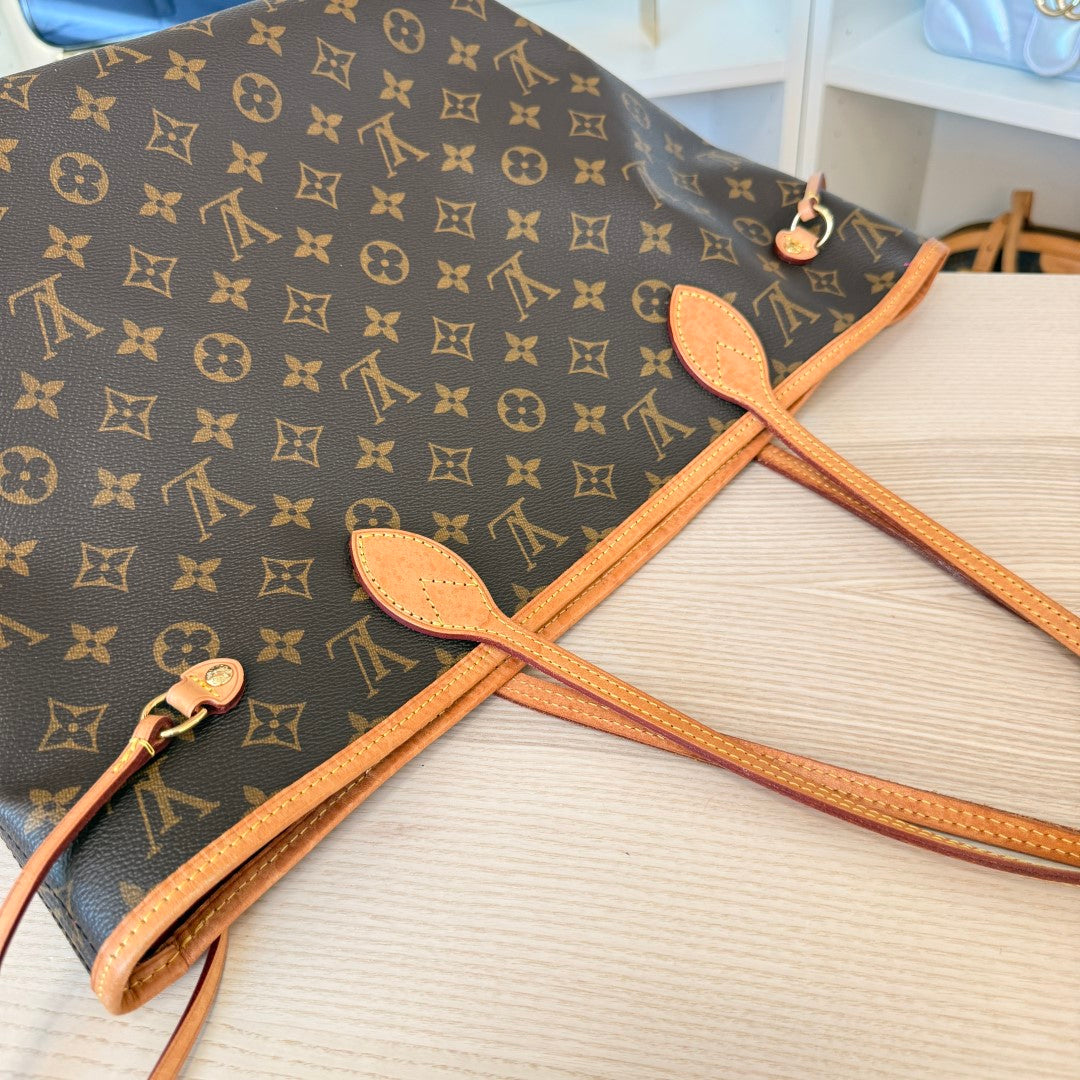 Louis Vuitton Monogram Neverfull MM Pivoine