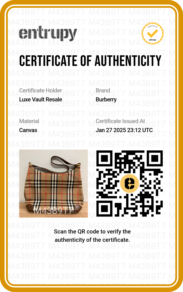 Burberry Haymarket Check Shoulder Bag