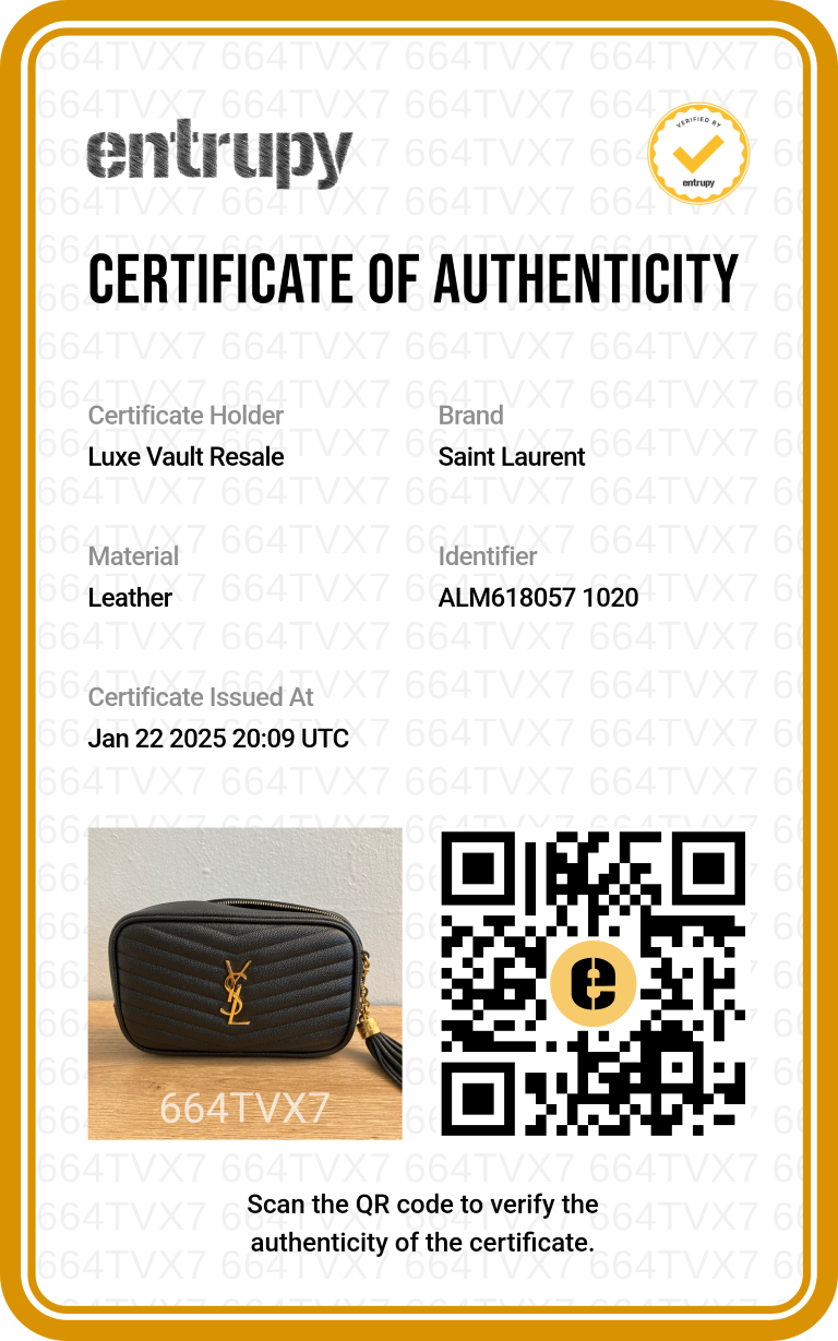 Saint Laurent Matelasse Monogram Mini Lou Camera Bag Black and Gold Hardware