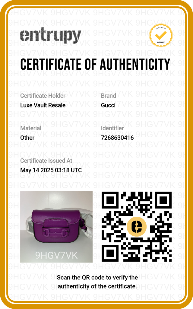 Gucci Horsebit 1955 Super Mini Shoulder Bag Purple