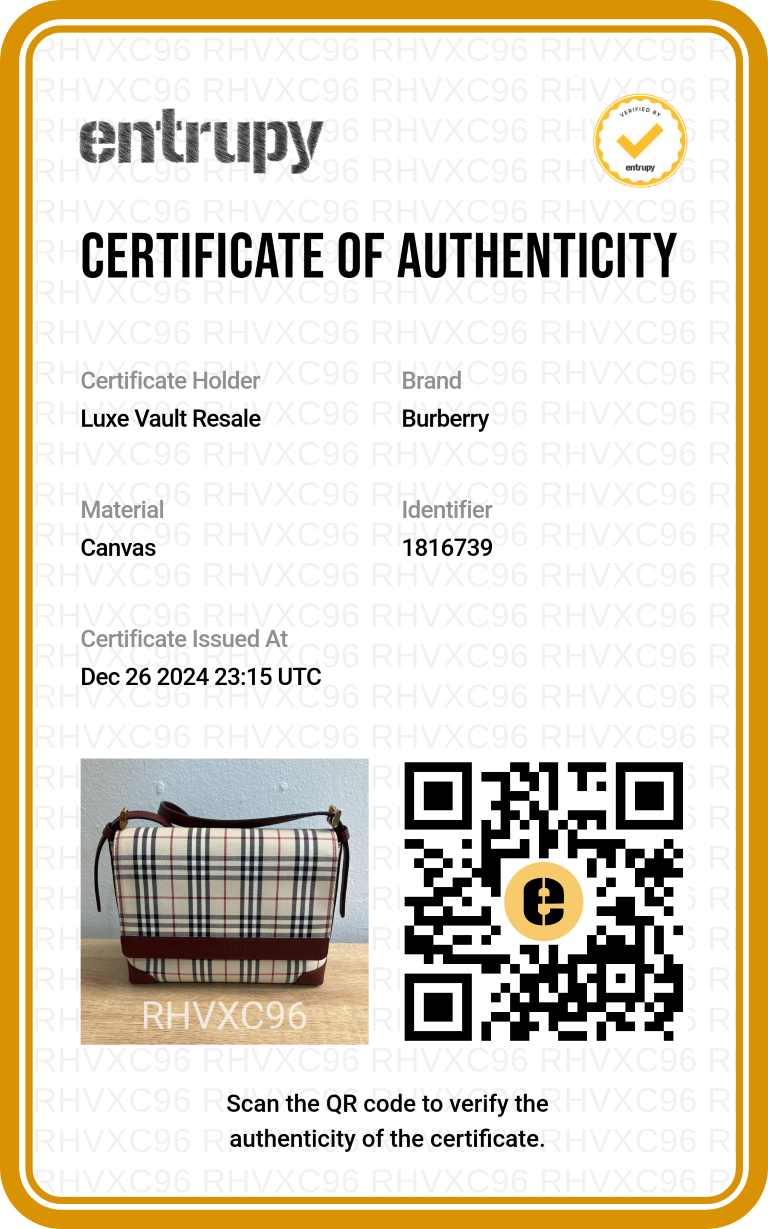 Burberry Vintage Check Shoulder Bag