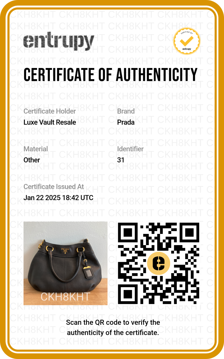 Prada Vitello Daino Tote Shoulder Bag Black