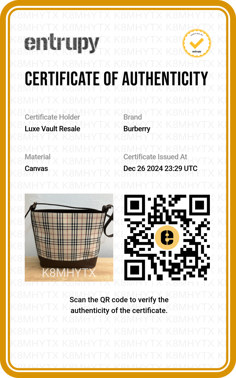 Burberry Nova Check Shoulder Bag