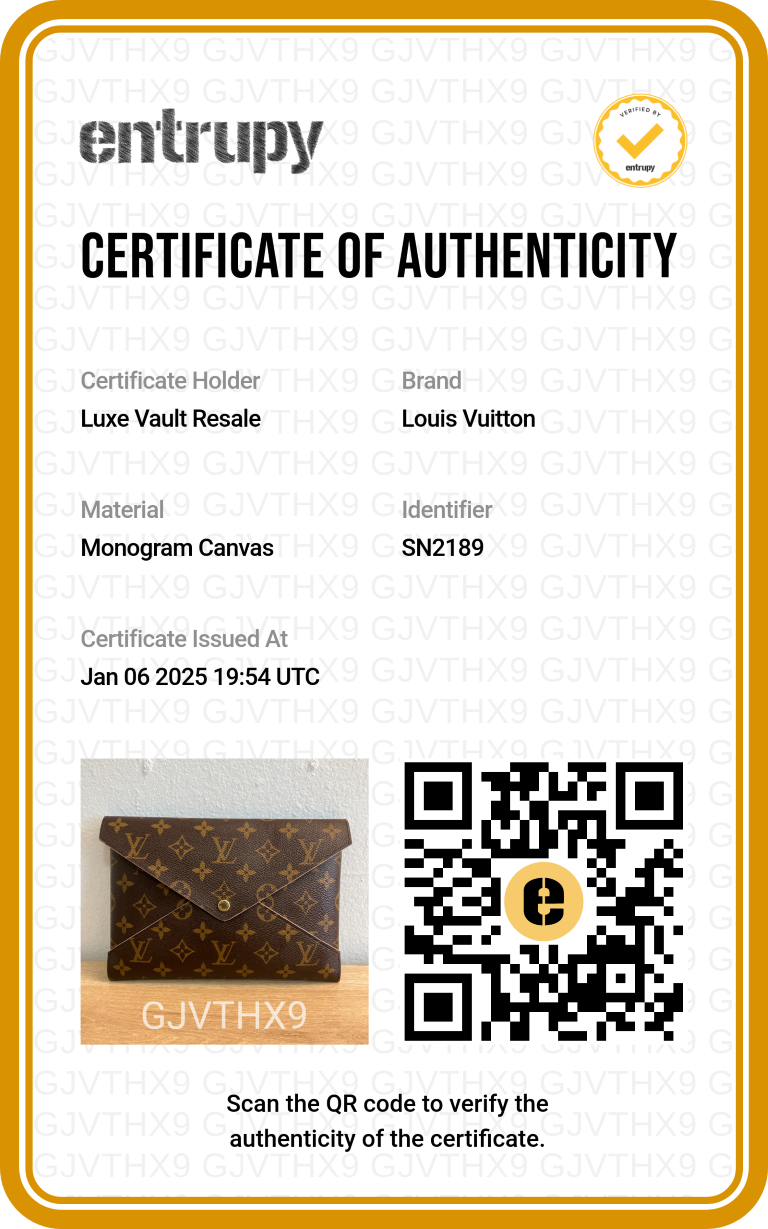 Louis Vuitton Monogram Medium Kirigami Pochette Insert Coquelicot