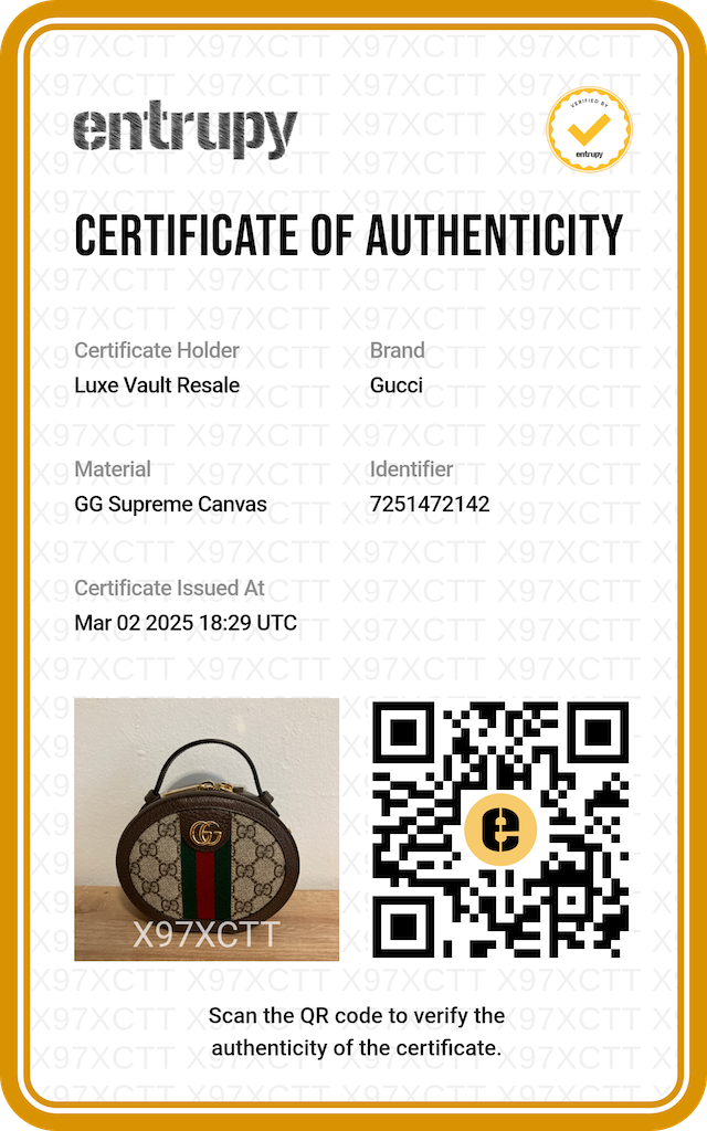 Ophidia Round Top Handle Bag GG Coated Canvas Mini