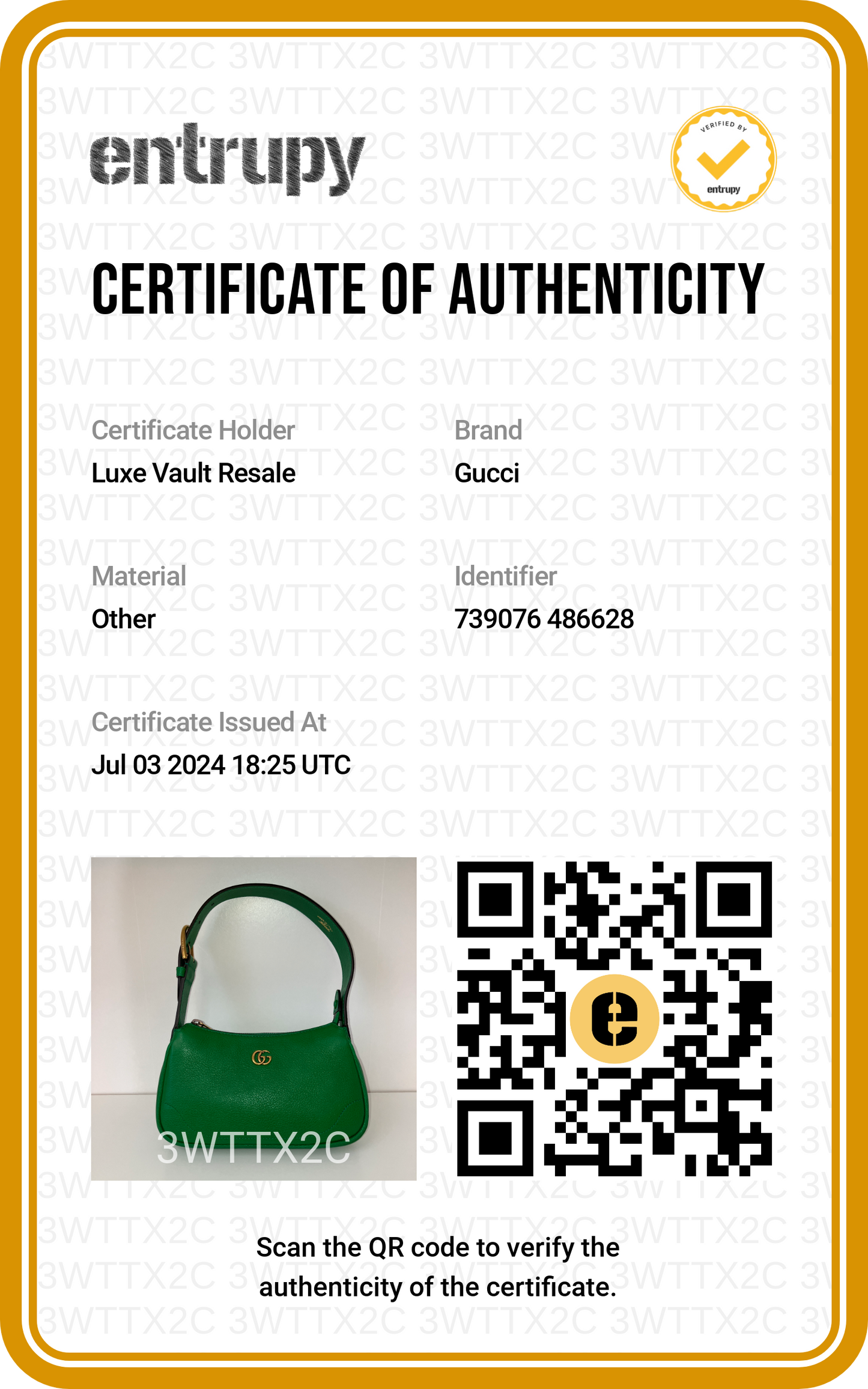 Gucci Aphrodite Shoulder Bag Leather Mini - Green