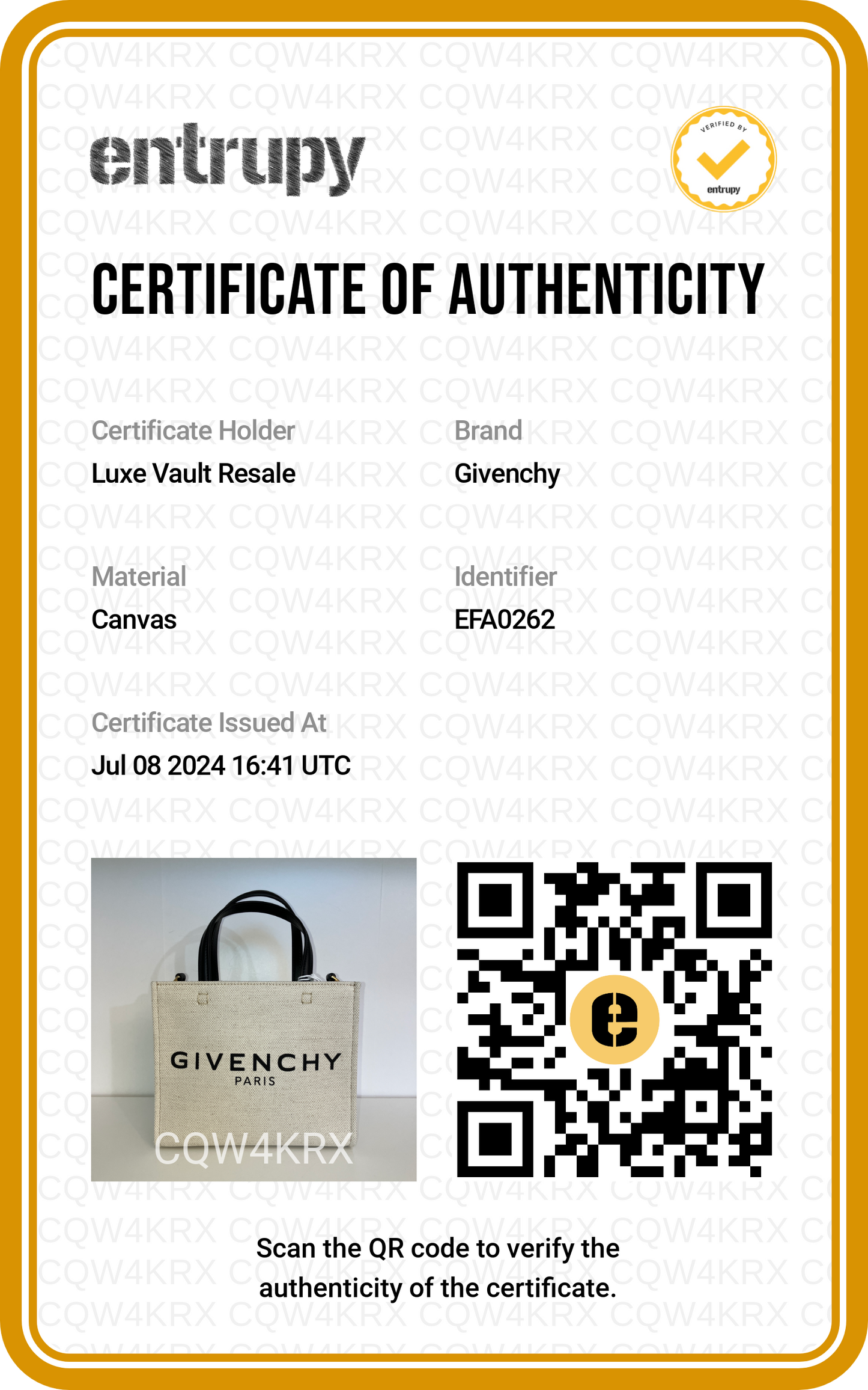 Givenchy G-Tote Mini Shopping Bag in Canvas Beige