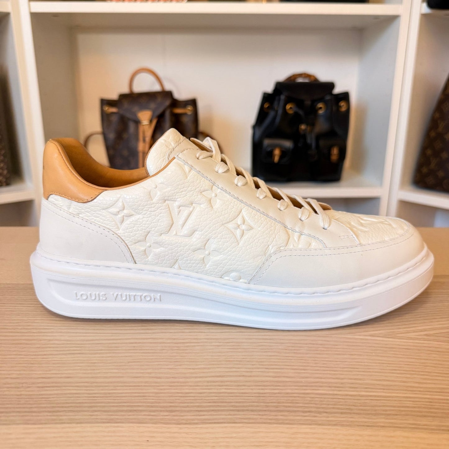 Louis Vuitton Beverly Hills Sneaker Size 9US White Mens