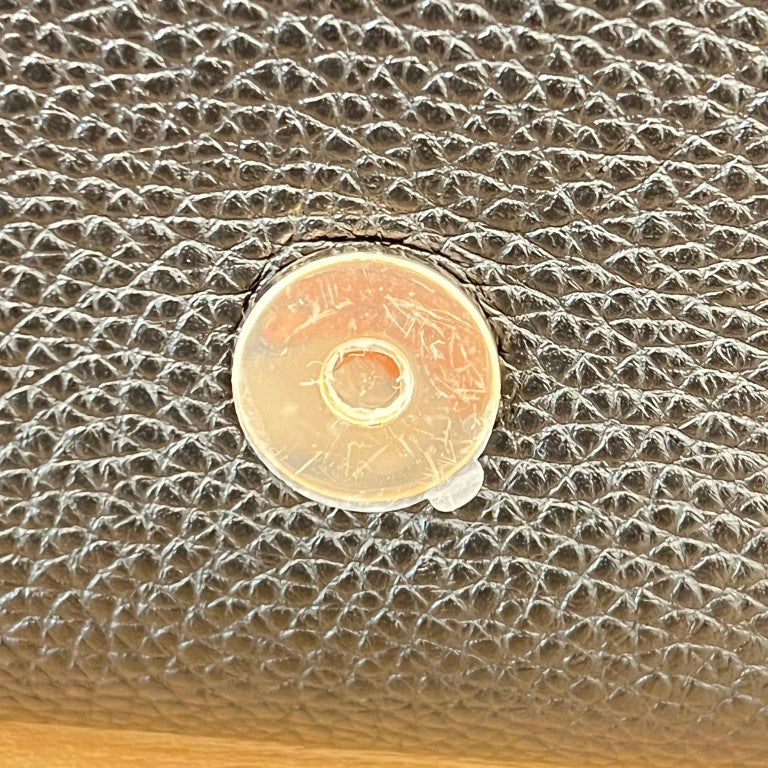 Gucci Pebbled Calfskin Medium Soho Flap Crossbody Black