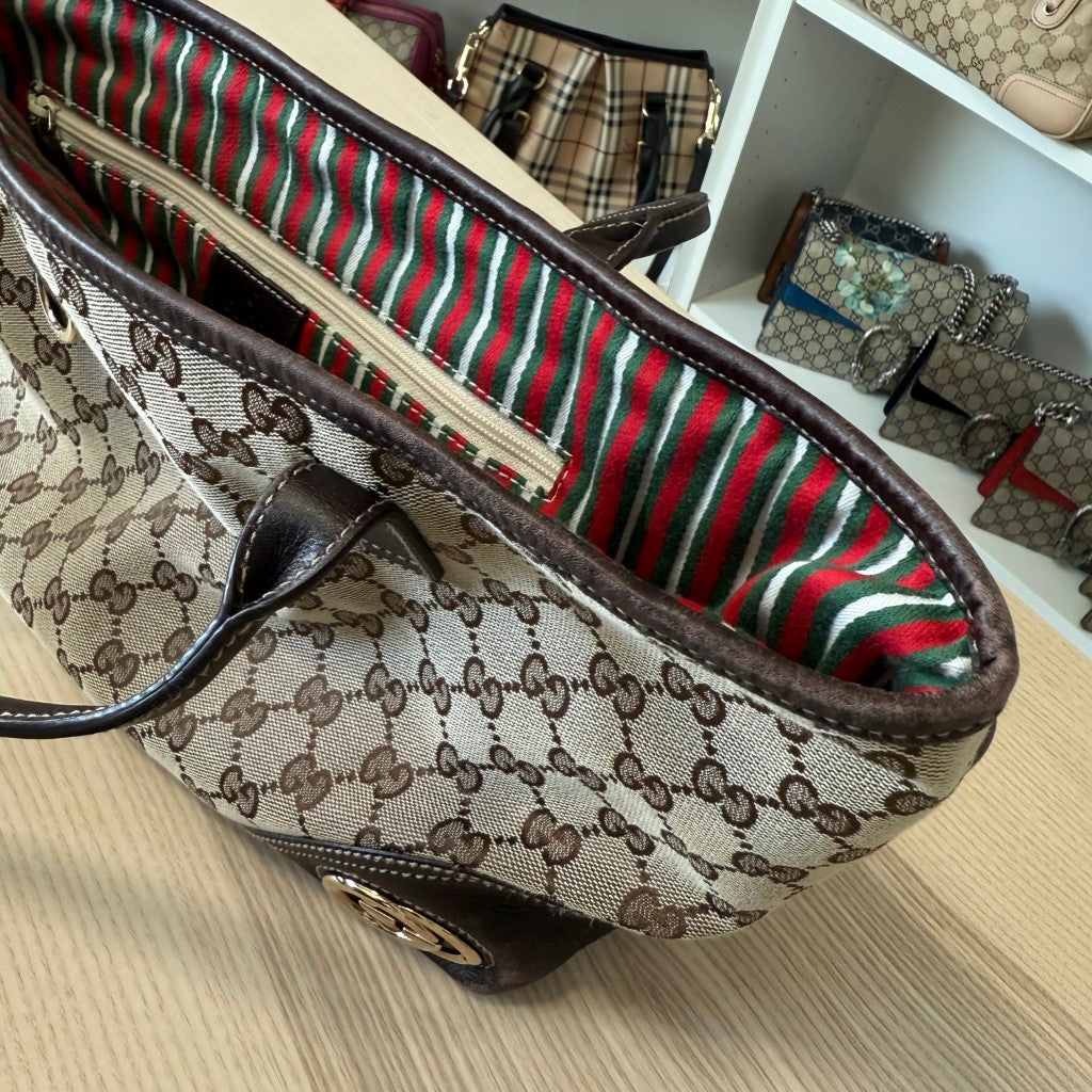 Gucci GG Canvas New Britt Vintage