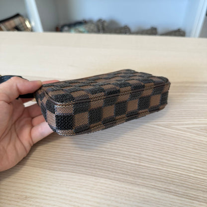Louis Vuitton Damier Paillettes Mini Pochette Accessories Black
