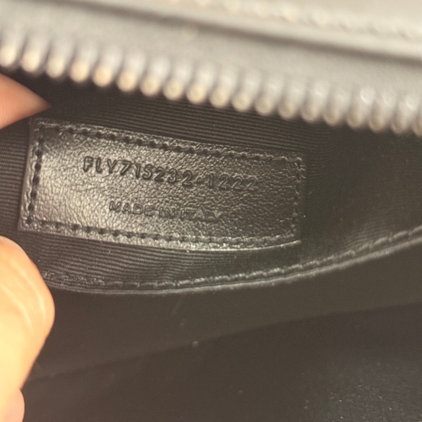 Saint Laurent Calfskin Monogram Lou Camera Bag Black Hardware